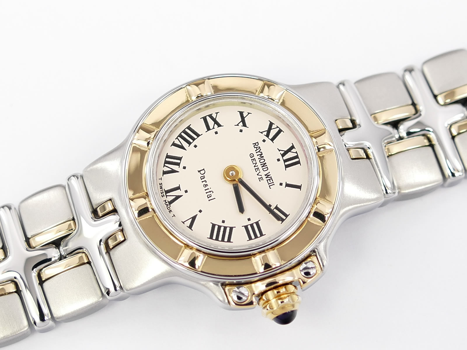 Raymond Weil Parsifal 9690 Cream Roman Numeral Dial - 18k Solid Gold bezel