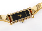 Gucci 1500L Black Rectangular Dial