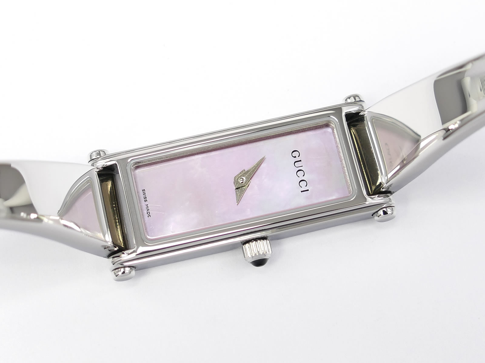 Gucci 1500L Stainless Steel Rectangular