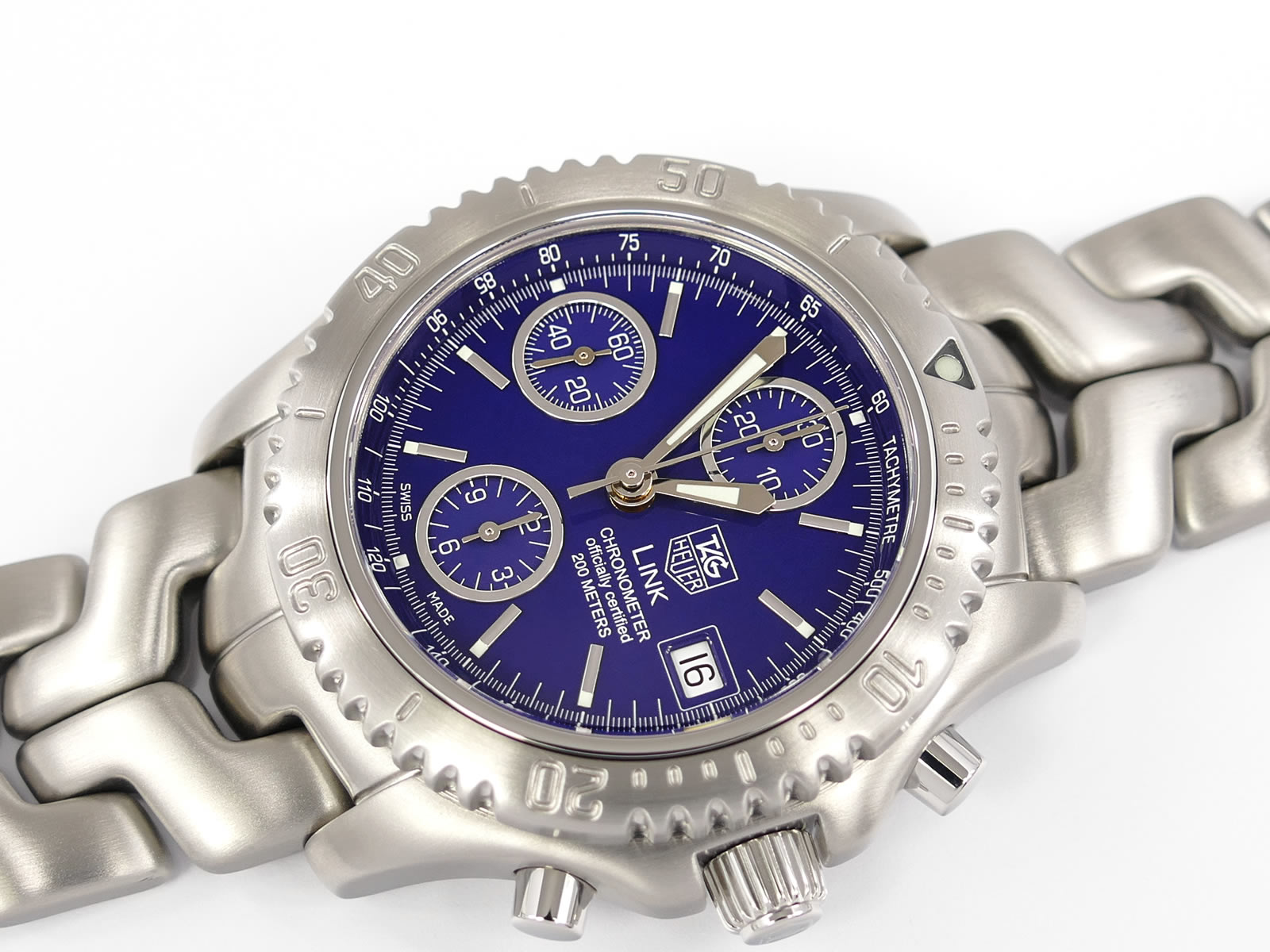 TAG Heuer Link Chronograph Blue Chronometer CT5110.BA0550