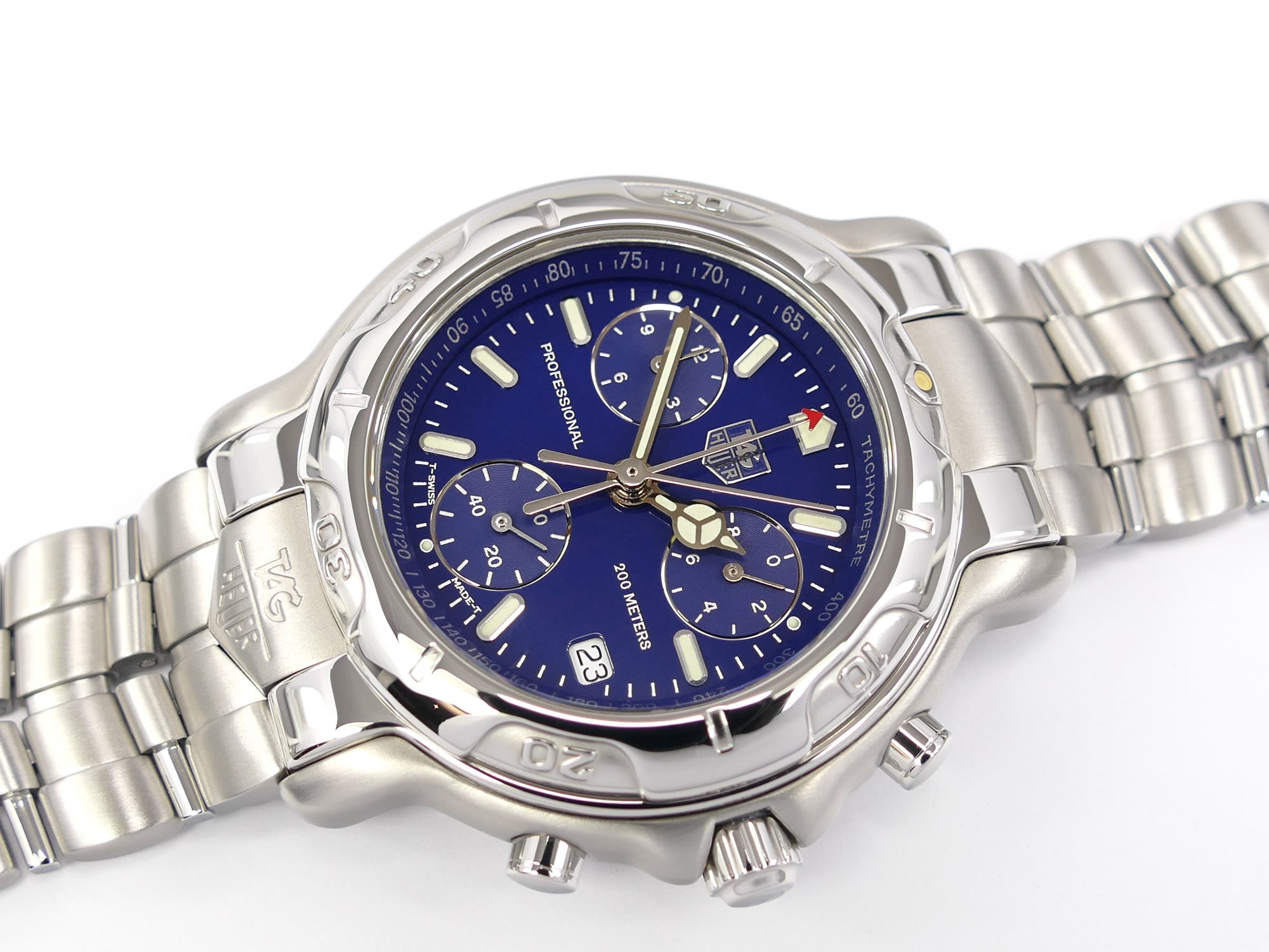TAG Heuer 6000 Chronograph Royal Blue Dial CH1111.BA0675 