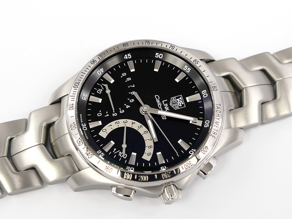TAG Heuer Link Calibre S Black Dial Chronograph CJF7110.BA0587