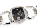 Gucci G 125.5 Black Sunburst Dial with 3 Diamonds YA125509