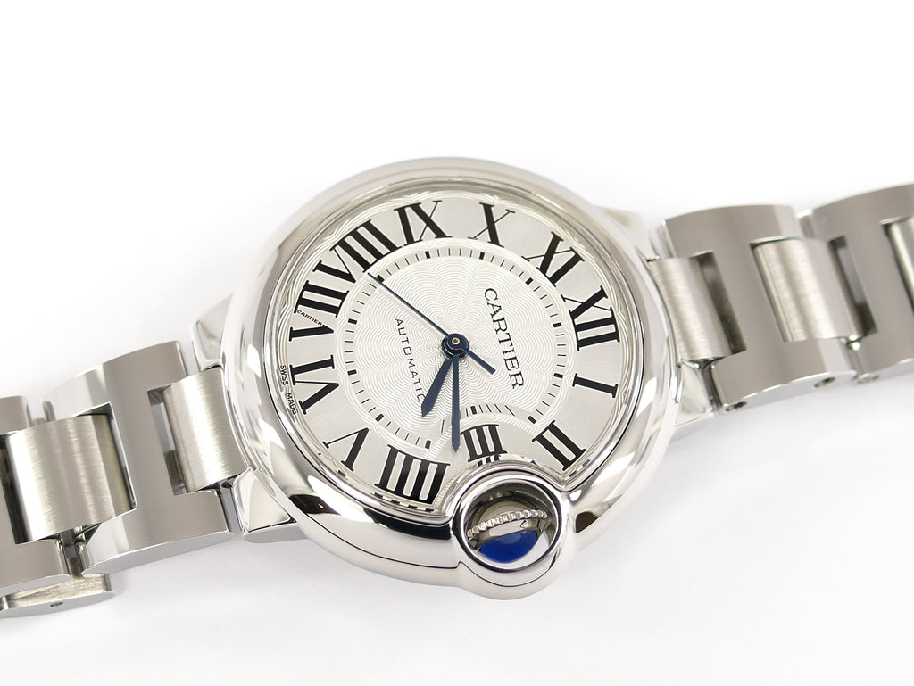 Cartier Ballon Bleu W6920071 Silver Dial Automatic 3489 Roman Numerals