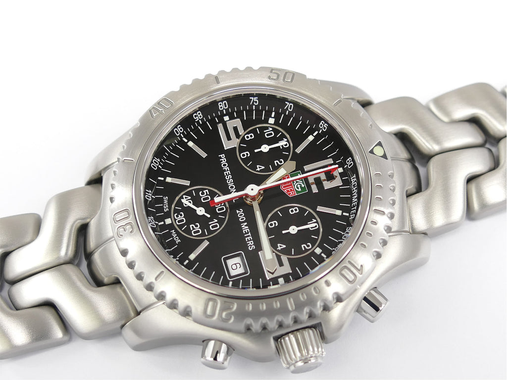 TAG Heuer Link Chronograph CT1111.BA0550 Bourne Identity Black