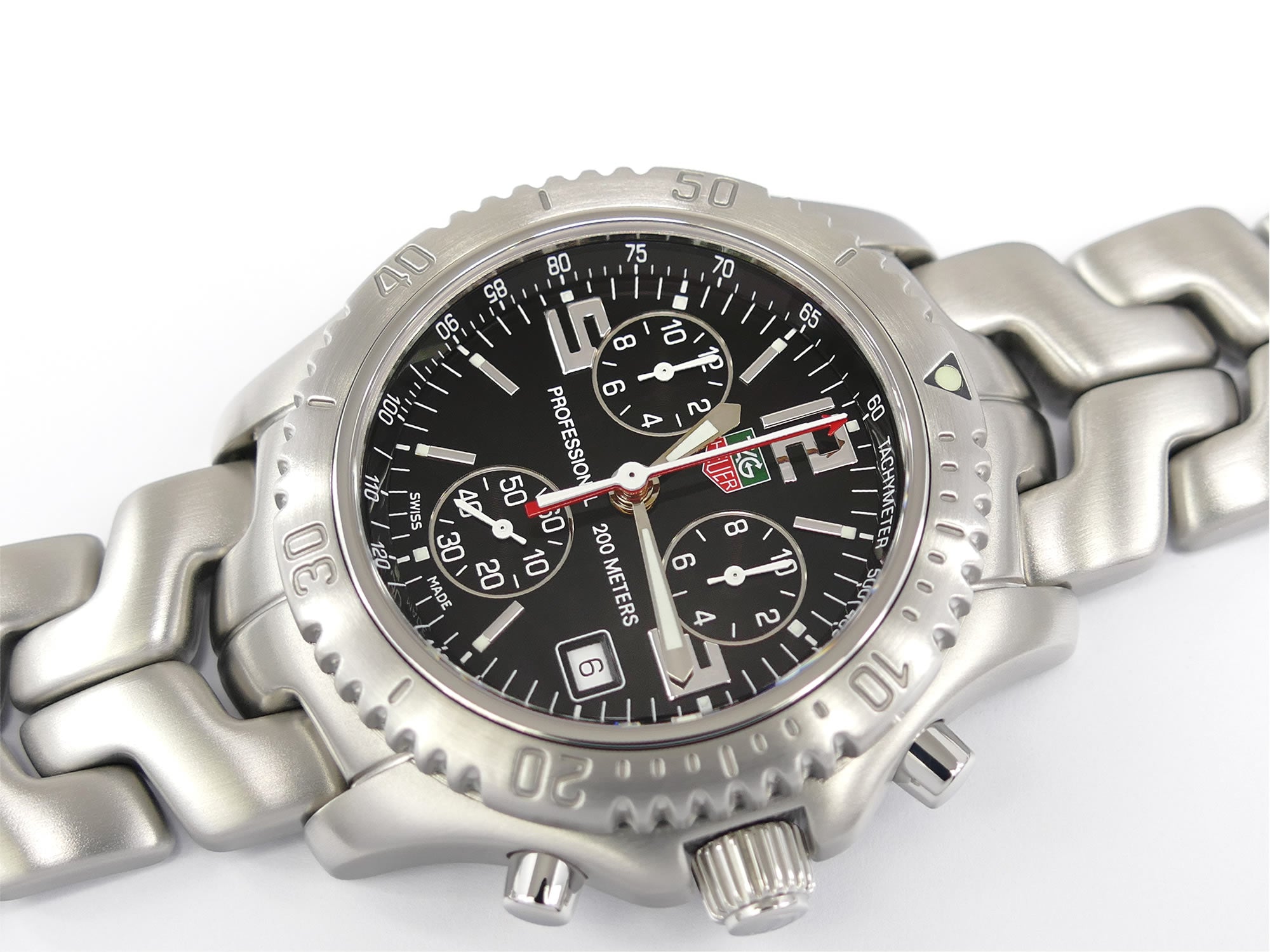 TAG Heuer Link Chronograph CT1111.BA0550 Bourne Identity Black