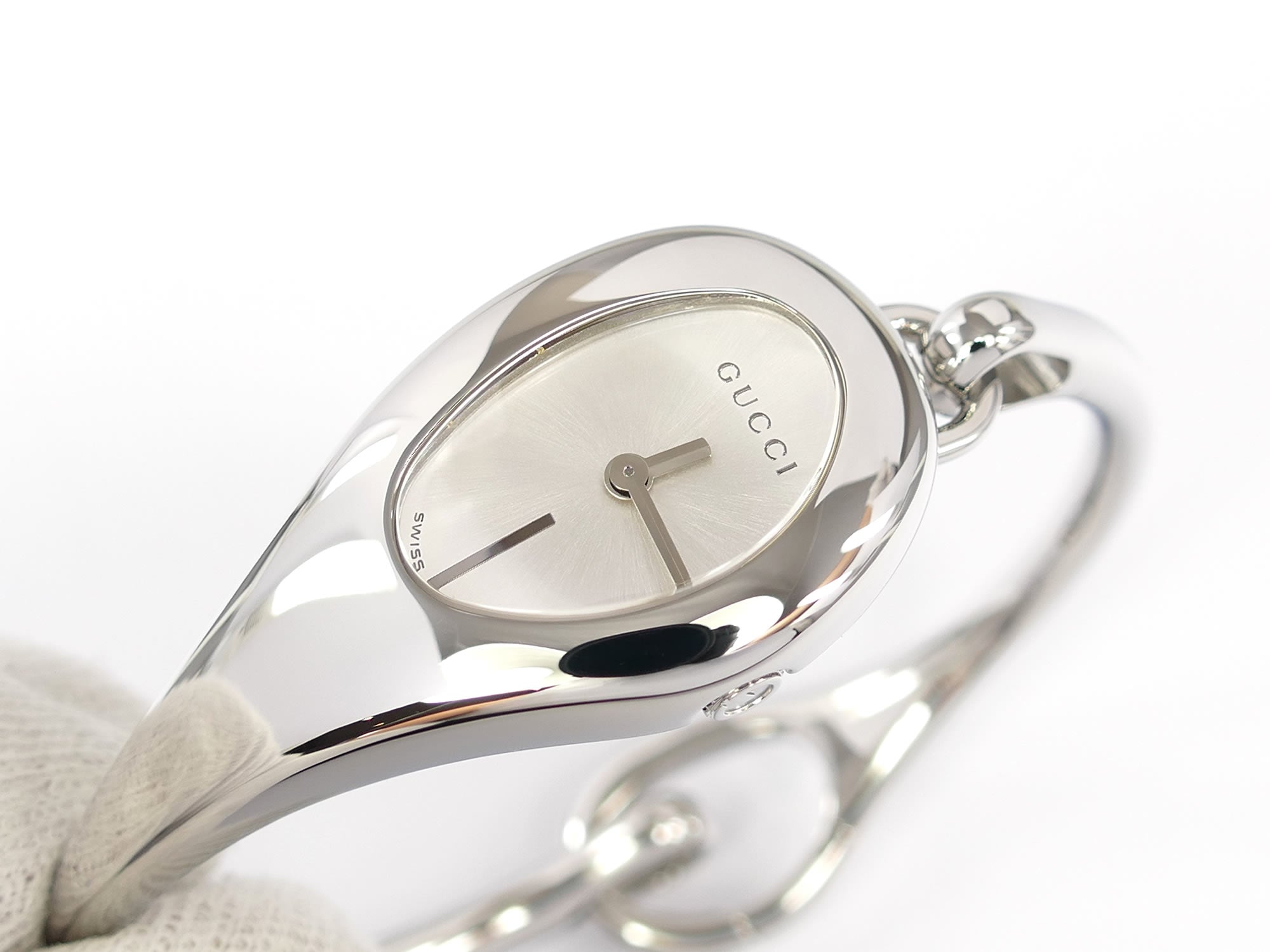 Gucci Horsebit 103 Silver Sunburst Dial YA103505