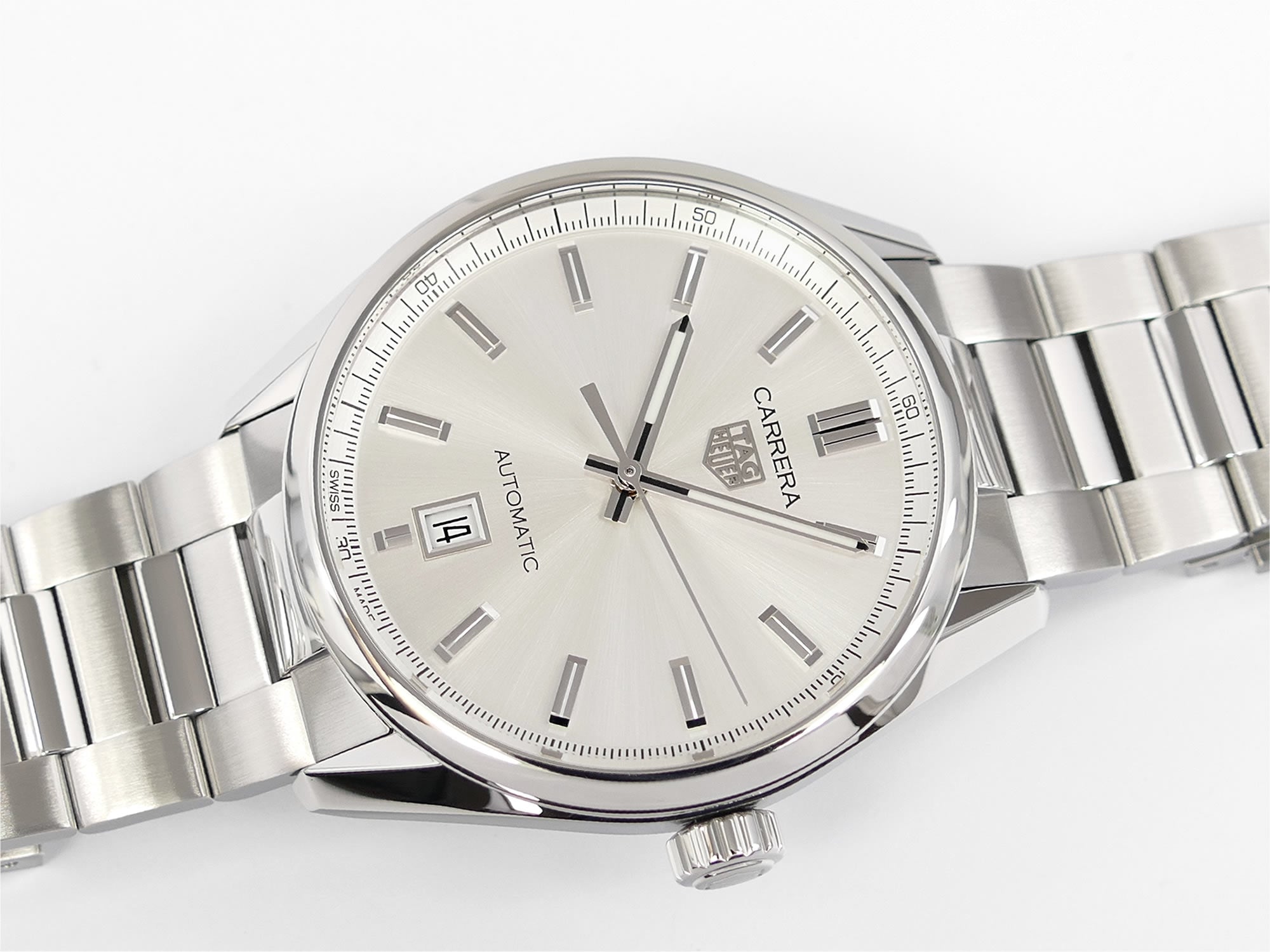 TAG Heuer Carrera Calibre 5 Silver Dial Automatic WBN2111.BA0639