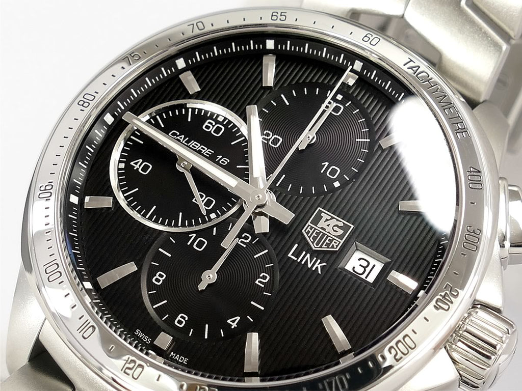 TAG Heuer Link Chronograph Calibre 16 CAT2010.BA0952 date display