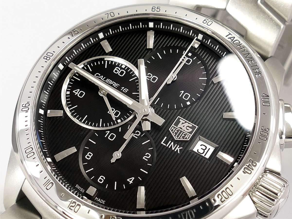 TAG Heuer Link Chronograph Calibre 16 CAT2010.BA0952 date display