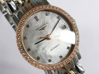 Longines Elegant 12 diamond indexes & 52 diamond bezel L4.309.5.88.7