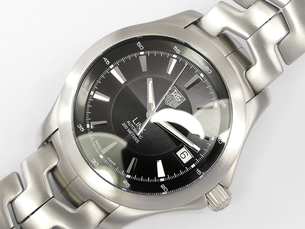 TAG Heuer Link WJF2110 Black Patterned Dial