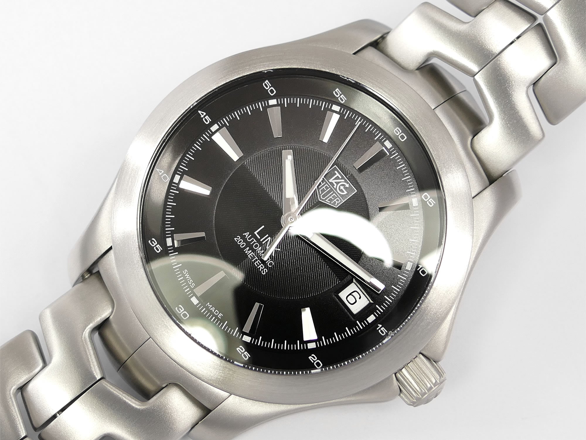 TAG Heuer Link WJF2110 Black Patterned Dial