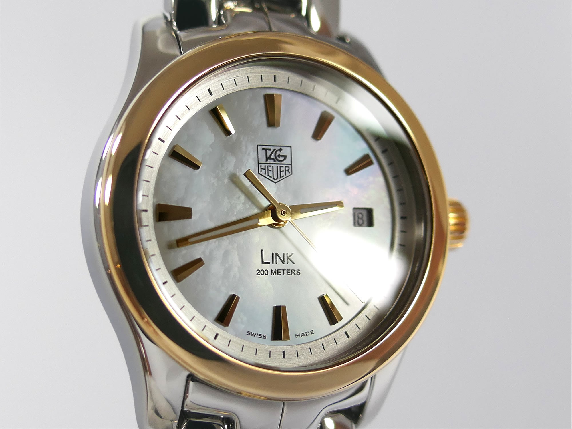 TAG Heuer Link Lady WJF1352 Iridescent Mother of Pearl Dial 