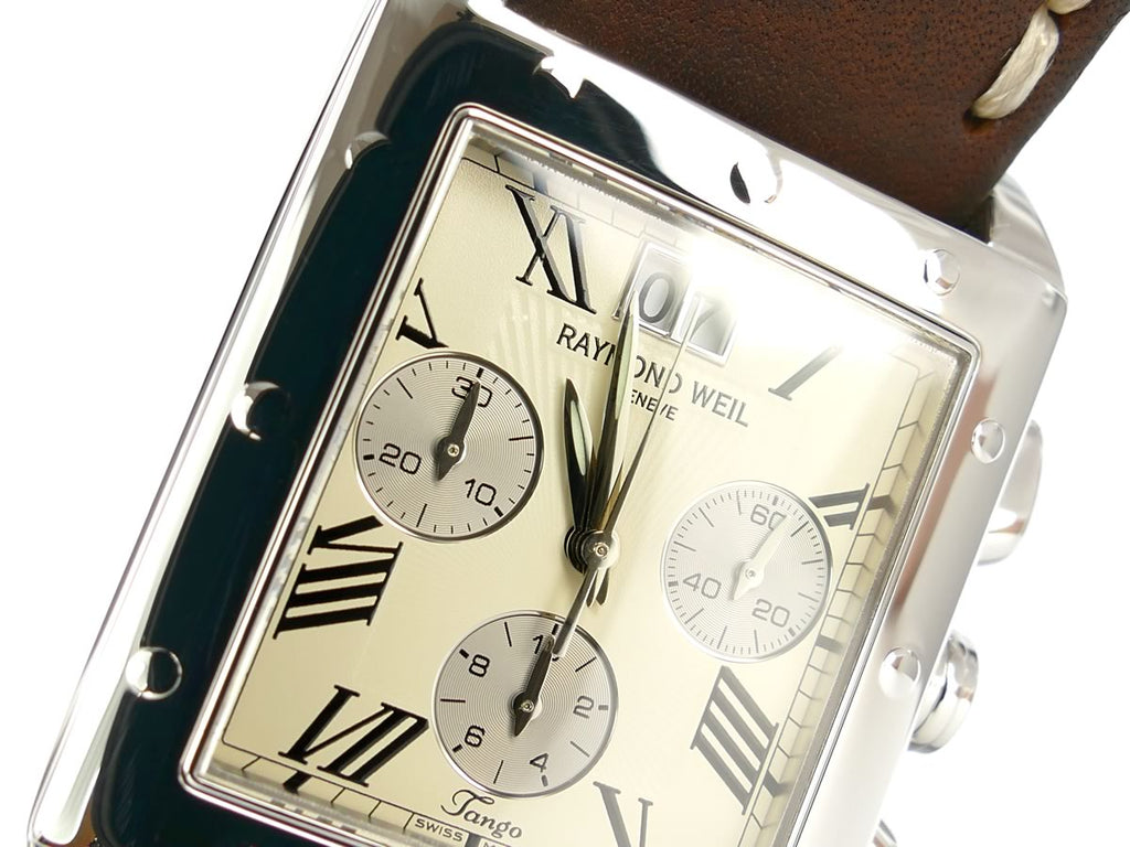 Raymond Weil Tango Chronograph 4881 guilloche dial