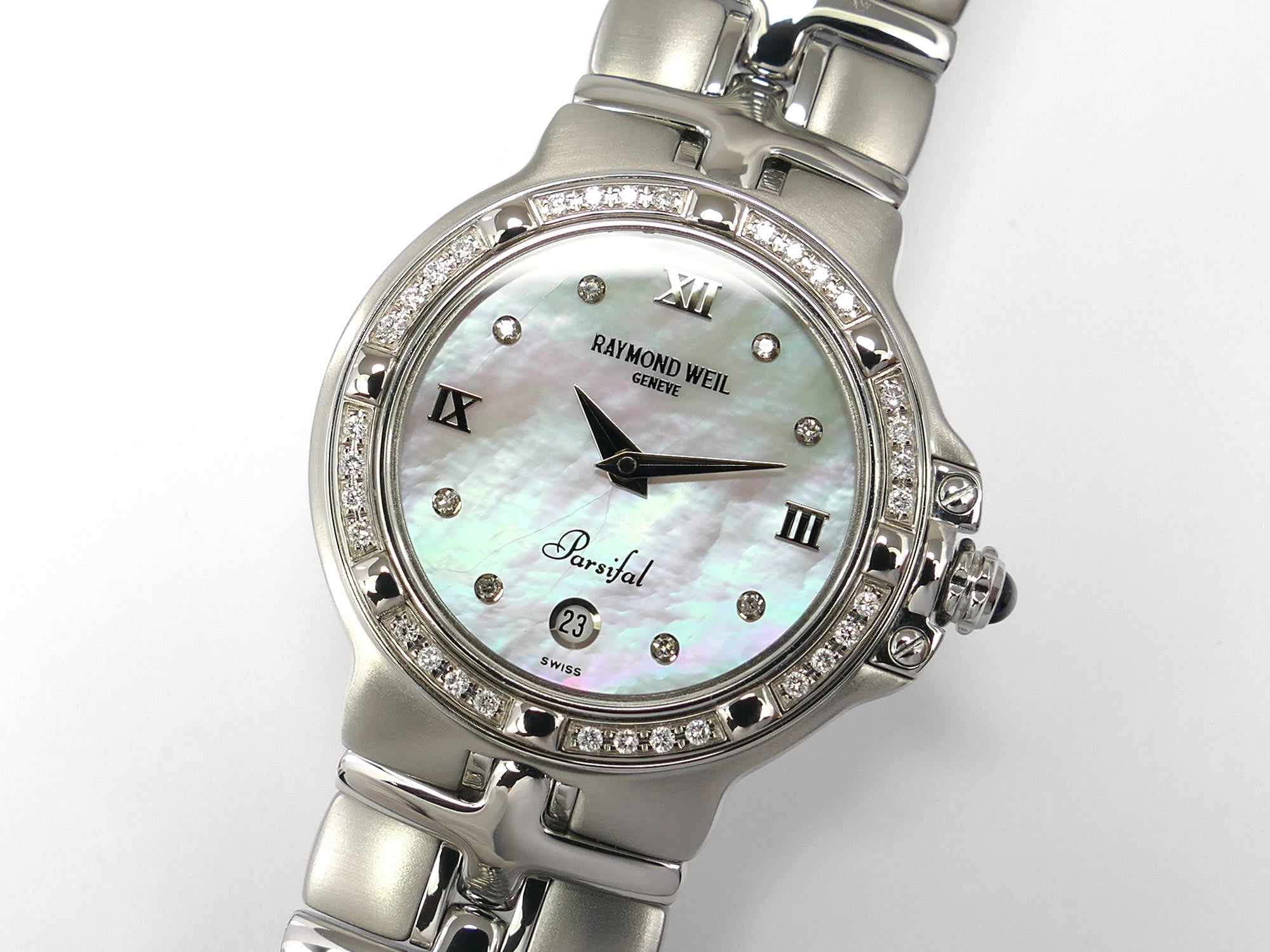 Raymond Weil Parsifal 9995 Iridescent Mother of Pearl with date