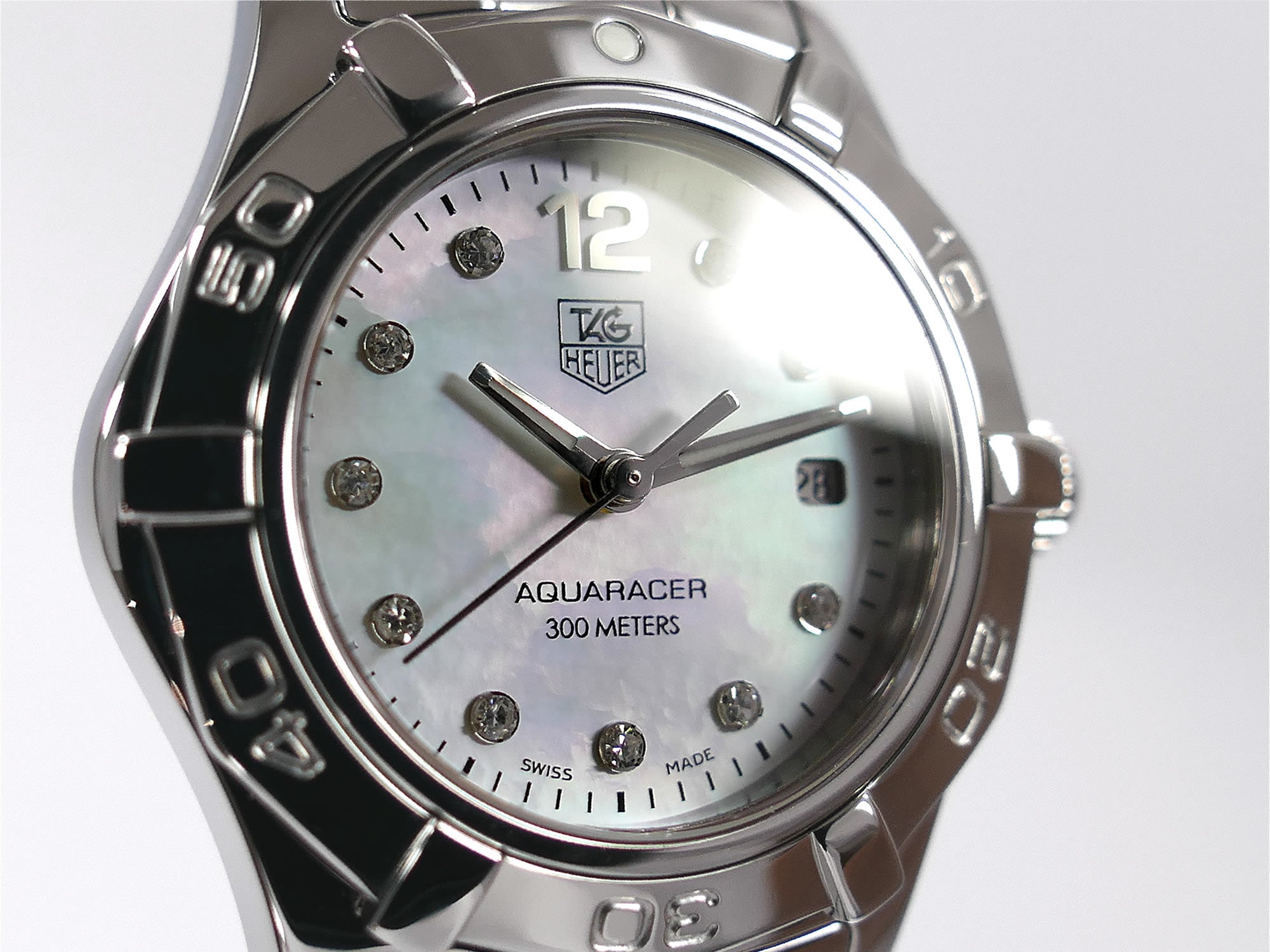 TAG Heuer Aquaracer WAF1415 Iridescent Mother of Pearl with date