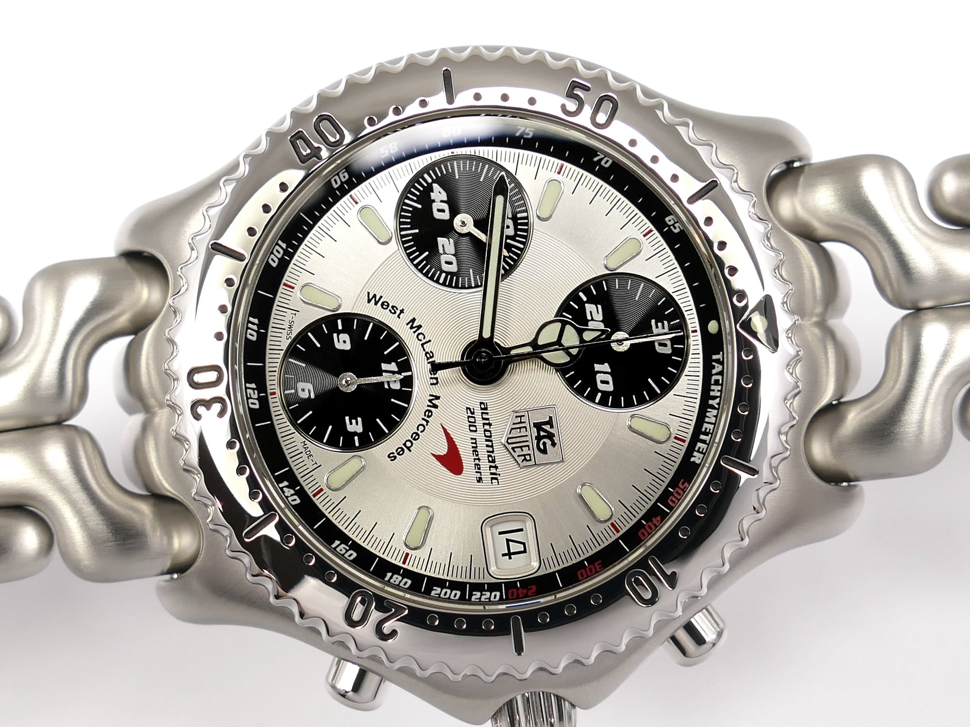 TAG Heuer SEL CG2113 West McLaren silver / black dial