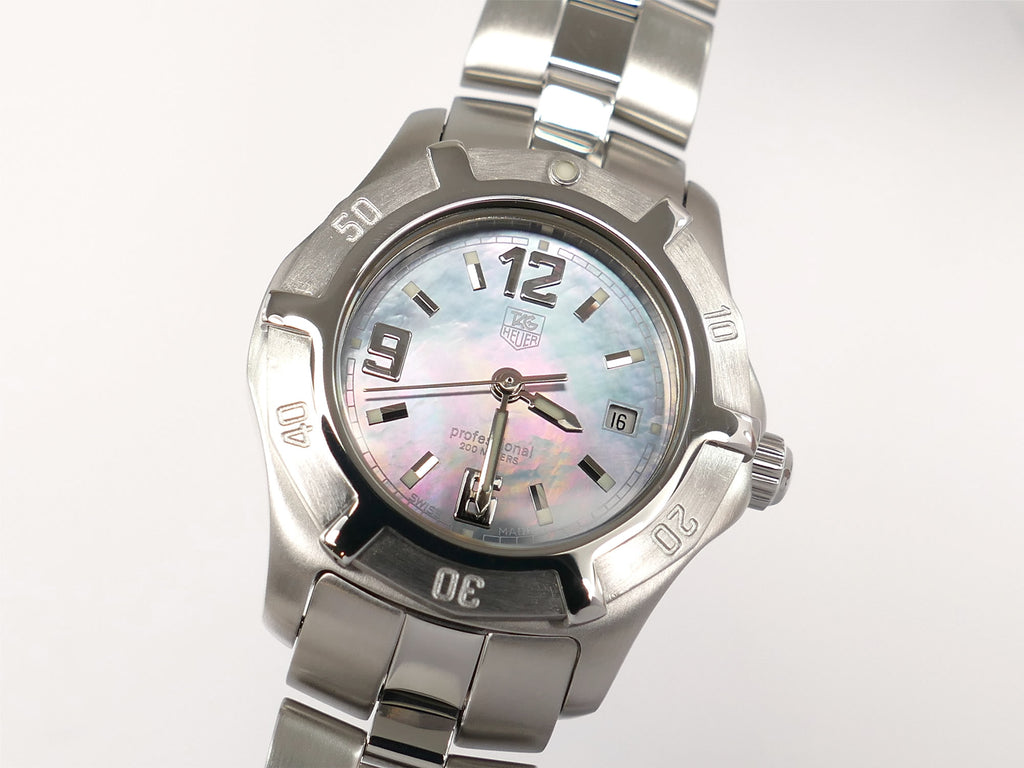TAG Heuer 2000 Exclusive WN1318-0 Iridescent Mother of Pearl with date