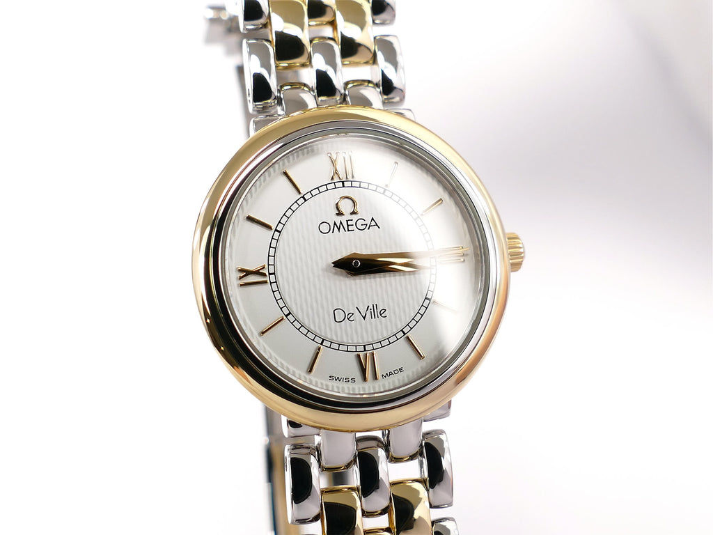 Omega De Ville 7374.21.00 Guilloche Dial with 18k Gold
