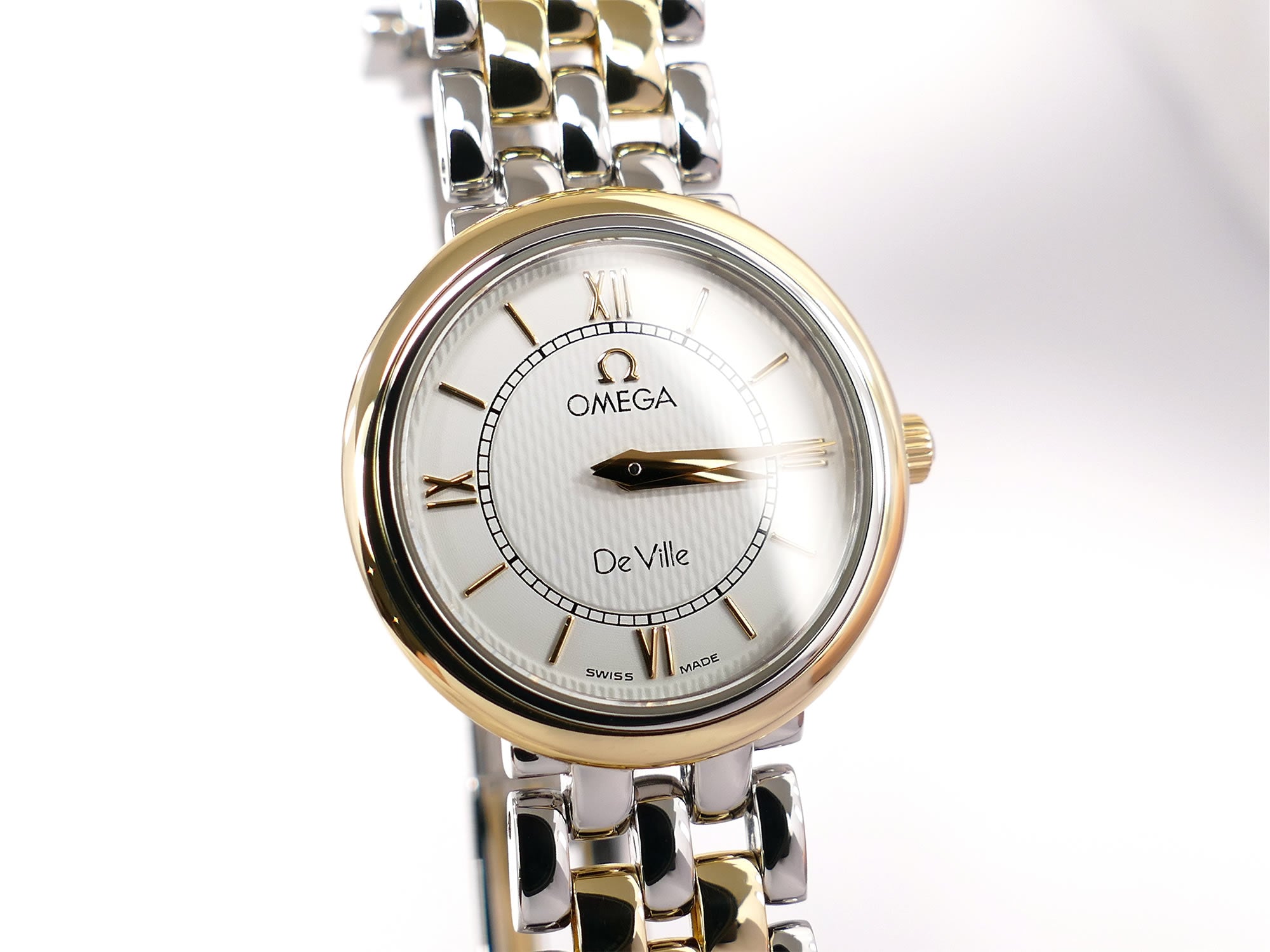 Omega De Ville 7374.21.00 Guilloche Dial with 18k Gold