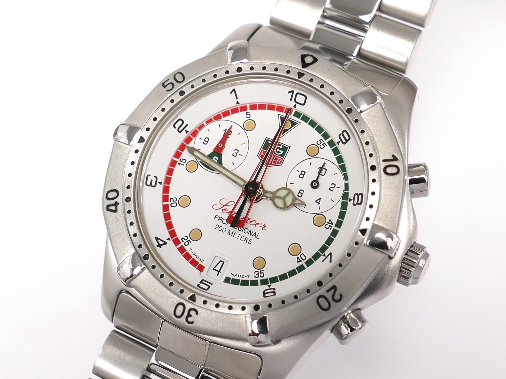 TAG Heuer 2000 Searacer CK111R White Dial Regatta Countdown