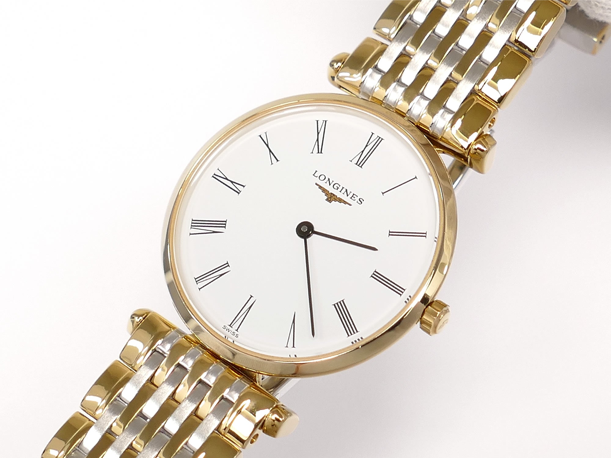 Longines La Grande Classique L4.510.2 White Dial Gold PVD case