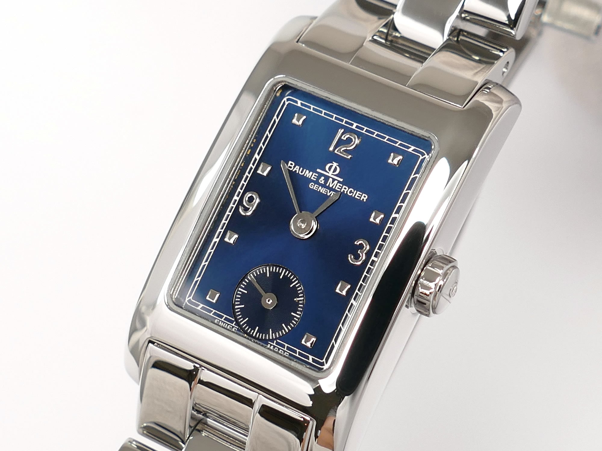 Baume & Mercier Hampton MV045139 sunburst quarter arabic dial