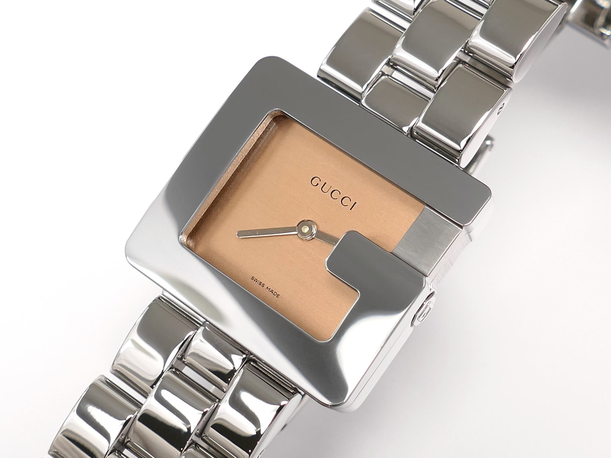 Gucci Copper Stainless Steel Square G 3600J