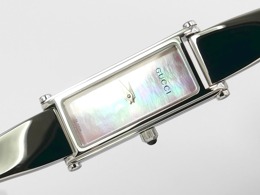 Gucci 1500 L Pink Mother of Pearl Dial iridescent