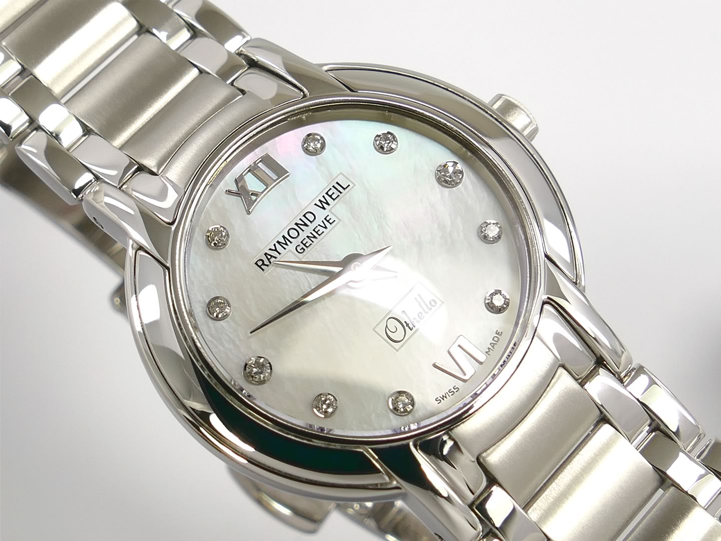Raymond Weil Othello White 2321-ST-00984 iridescent mother of pearl