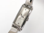 Gucci G-Line 109 Silver Sunburst Dial with 2 Diamonds