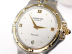 Raymond Weil Parsifal 9190 White Guilloche Dial with 18k Gold bezel