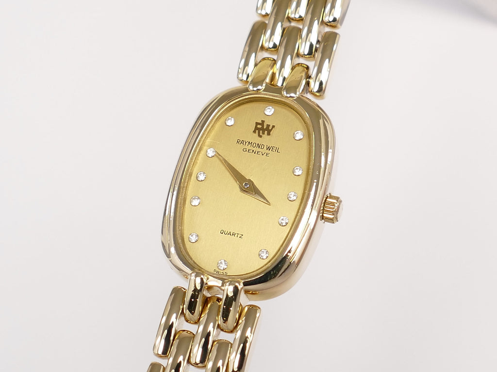 Raymond Weil Vintage 5807 Champagne Dial with Hour Crystals