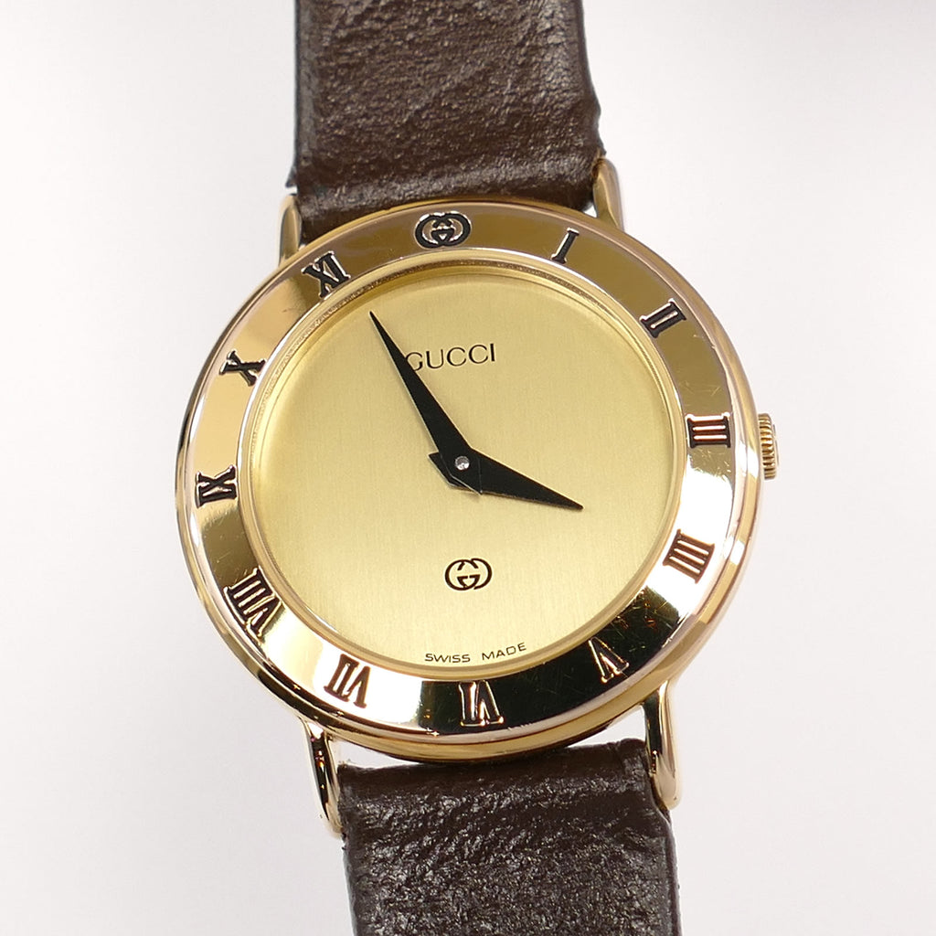 Gucci 3000L Champagne Dial
