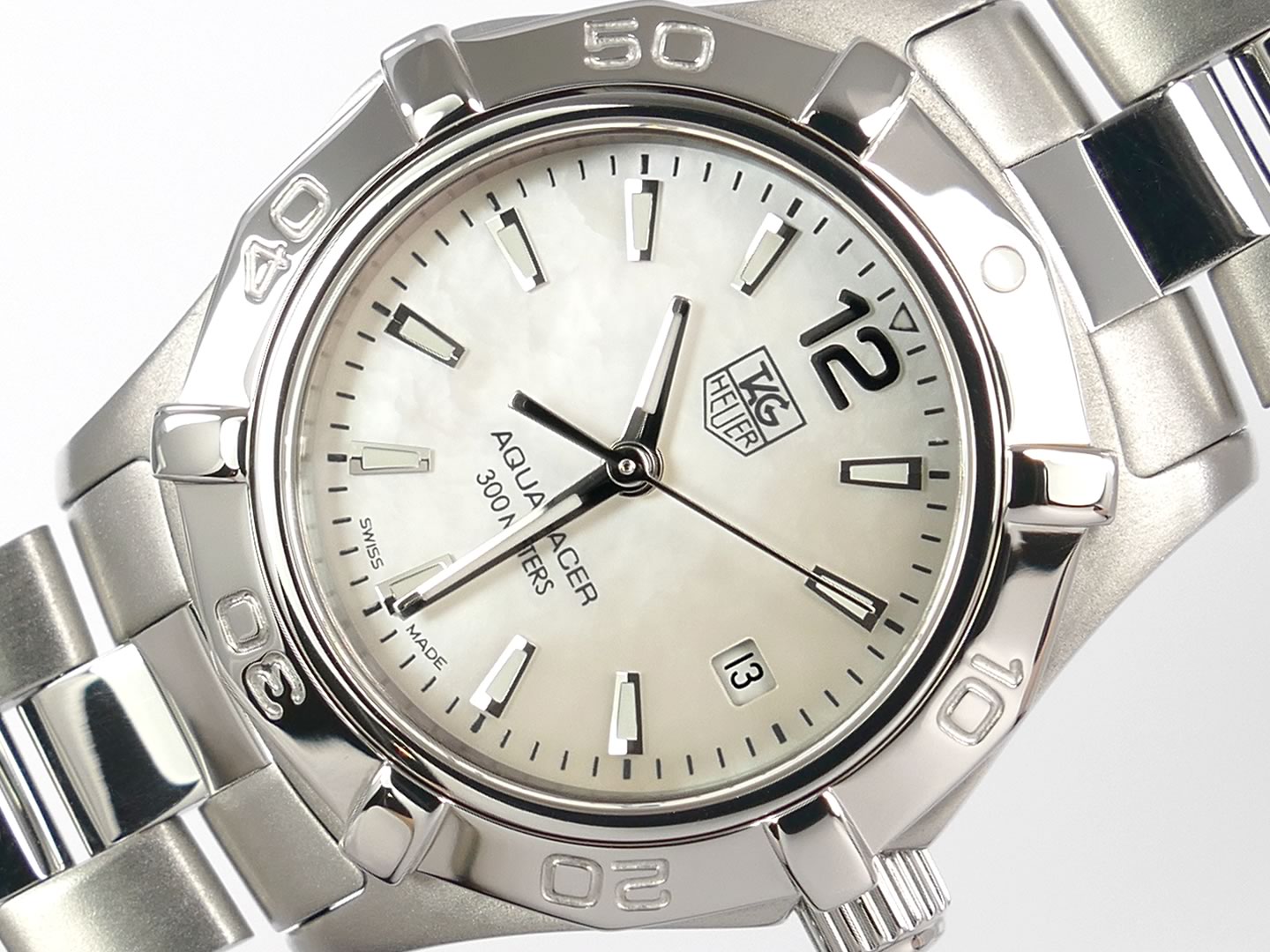 TAG Heuer Aquaracer WAF1414.BA0812 iridescent mother of pearl
