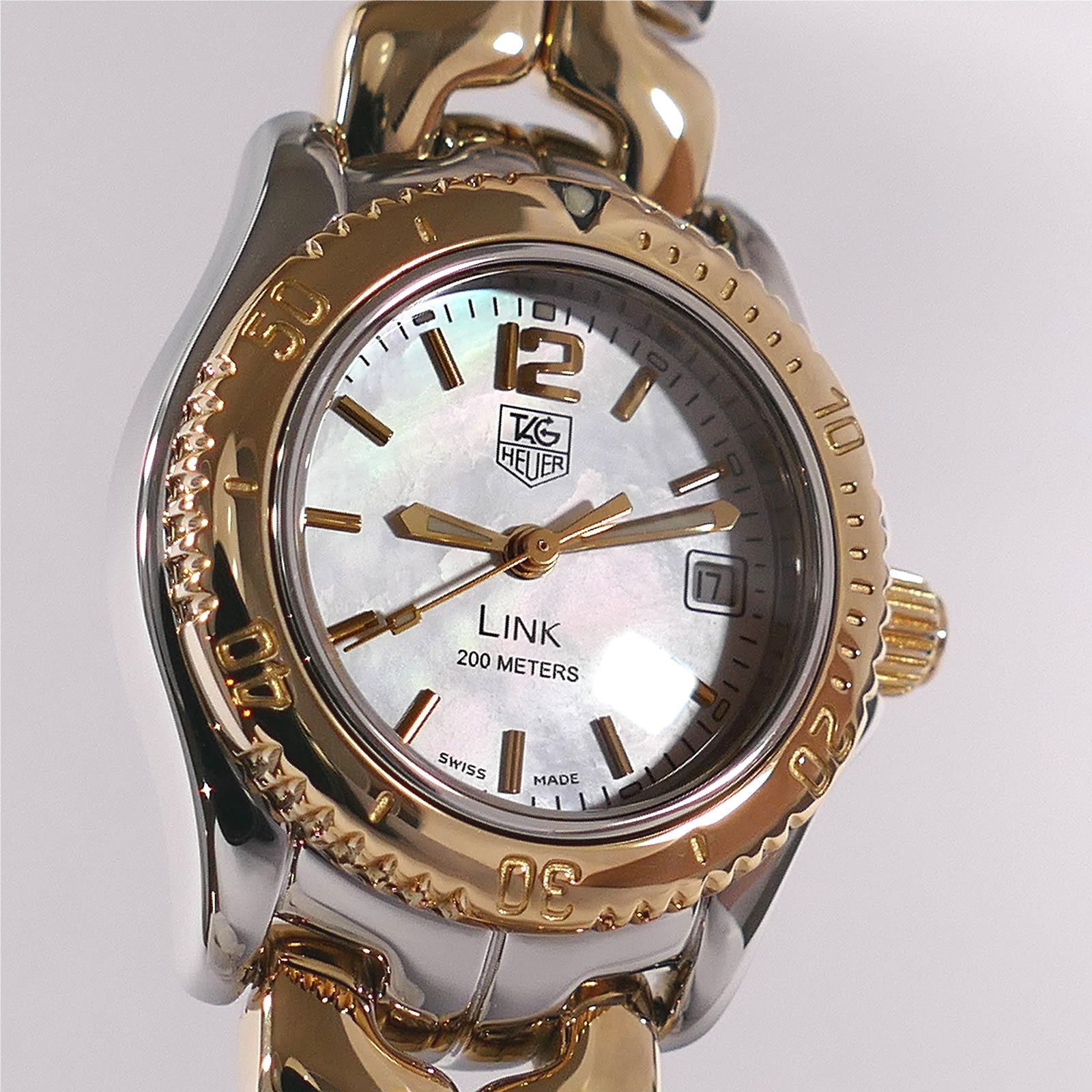 TAG Heuer Link WT1455 Iridescent Mother of Pearl with date