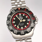 TAG Heuer Formula 1 Black dial close up