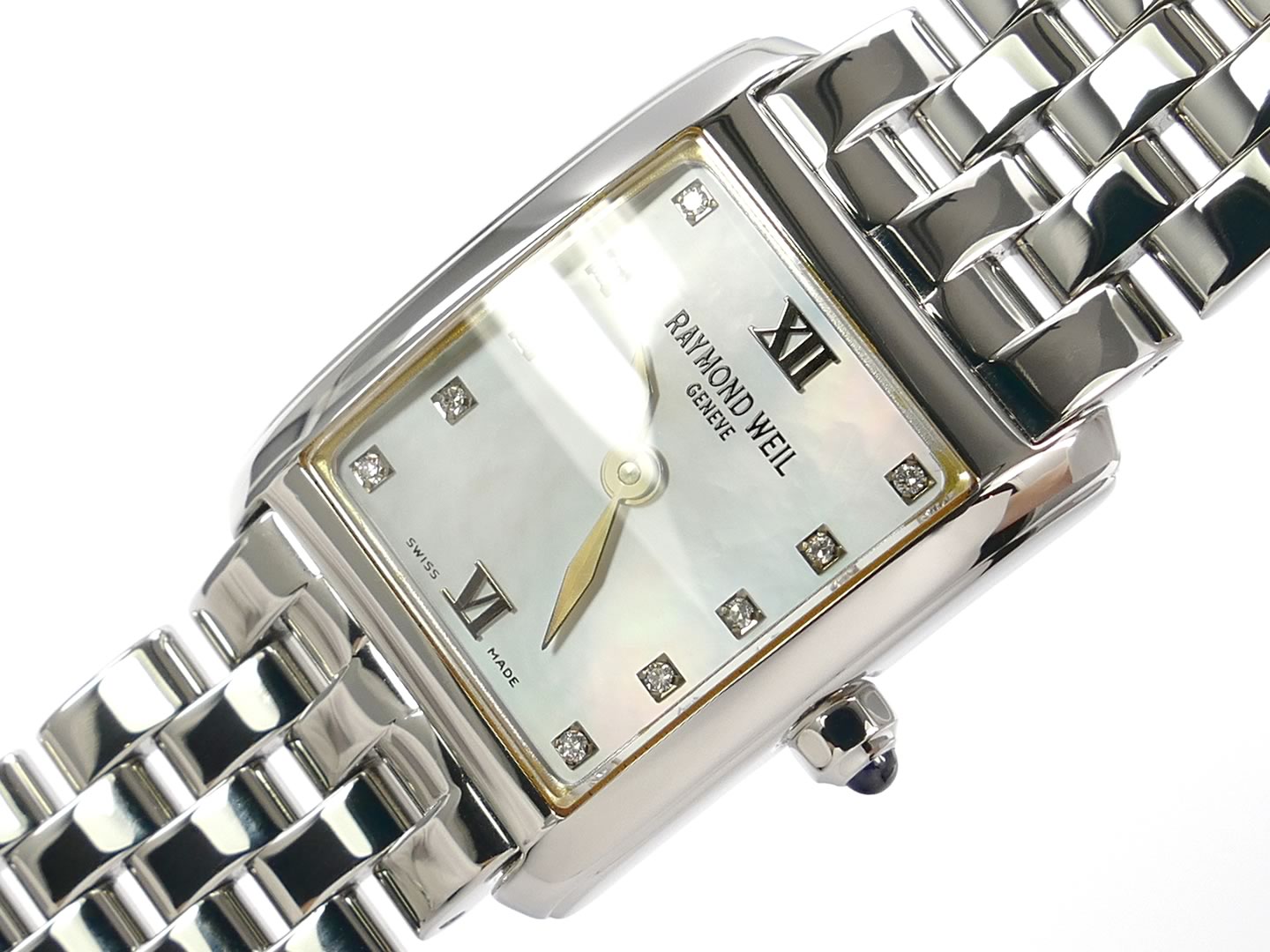 Raymond Weil Don Giovanni 5875-ST-00985 White Mother of Pearl iridescent