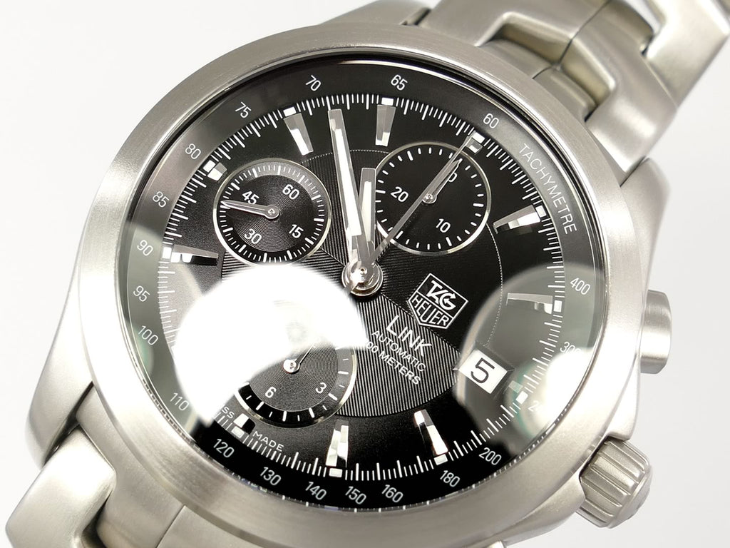TAG Heuer Link CJF2110.BA0576 Black dial detail