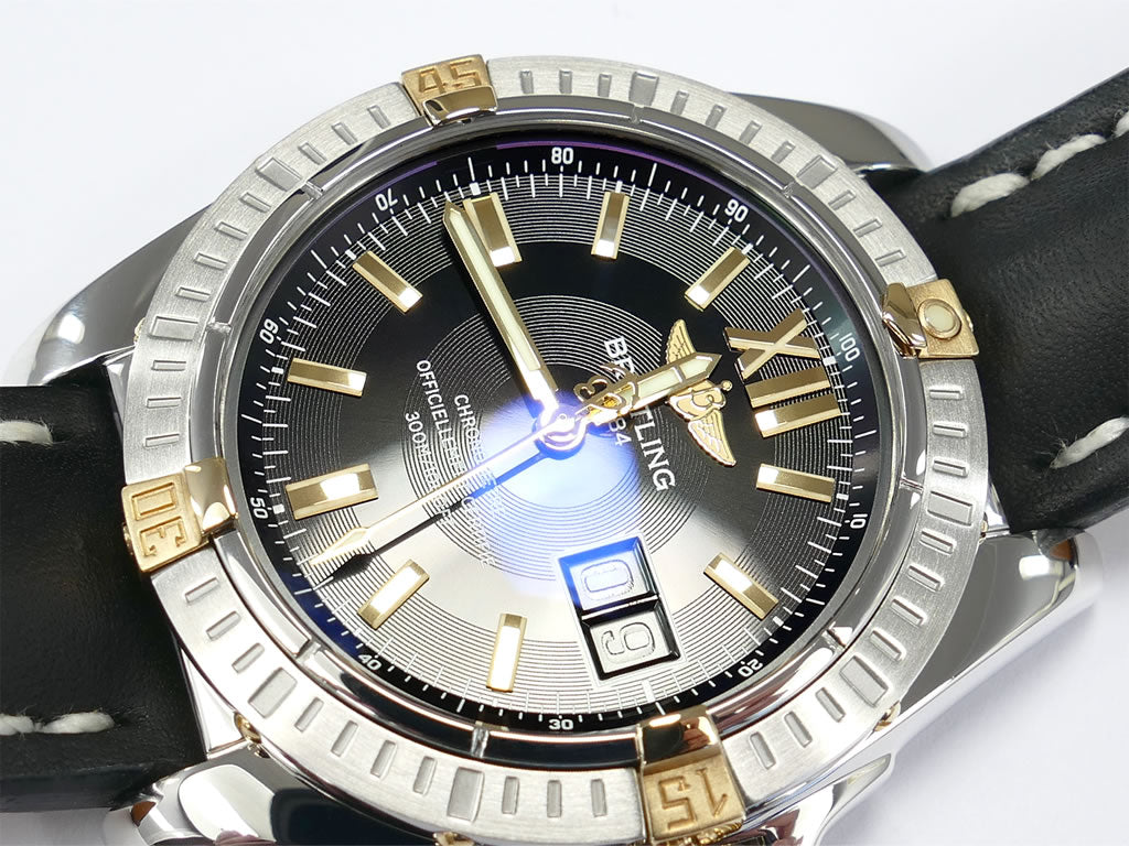 Breitling Cockpit Chronometer B49350 guilloche dial chronometer