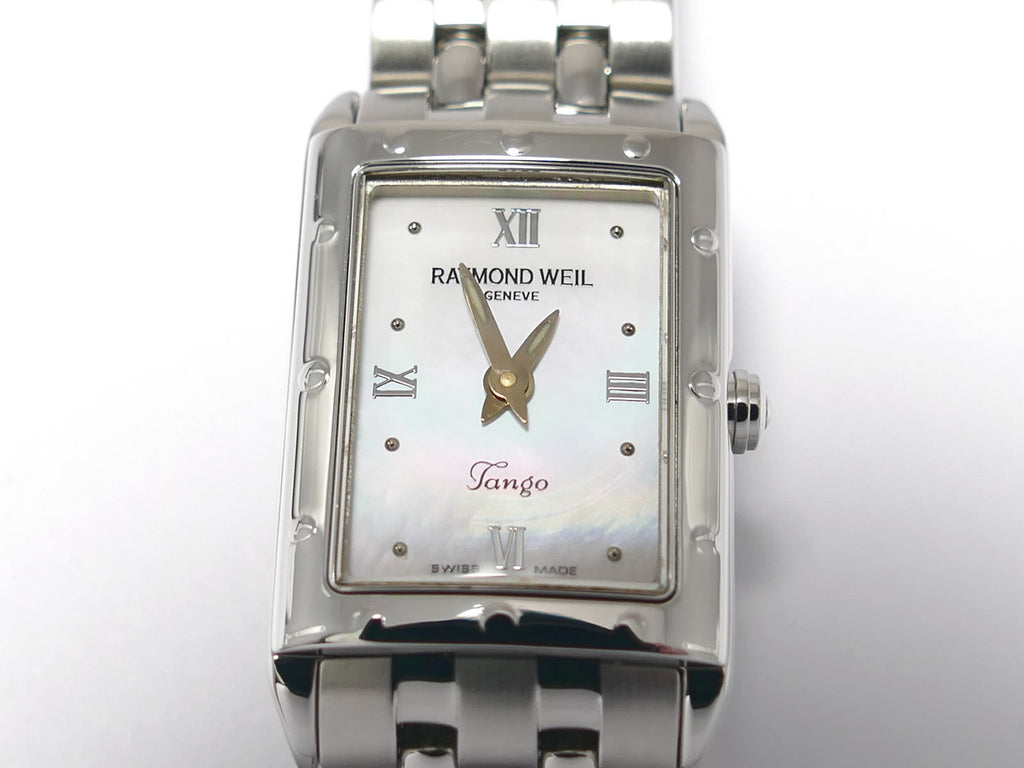 Raymond Weil Tango Iridescent Mother of Pearl Dial 5971-ST-00915 Roman Numerals