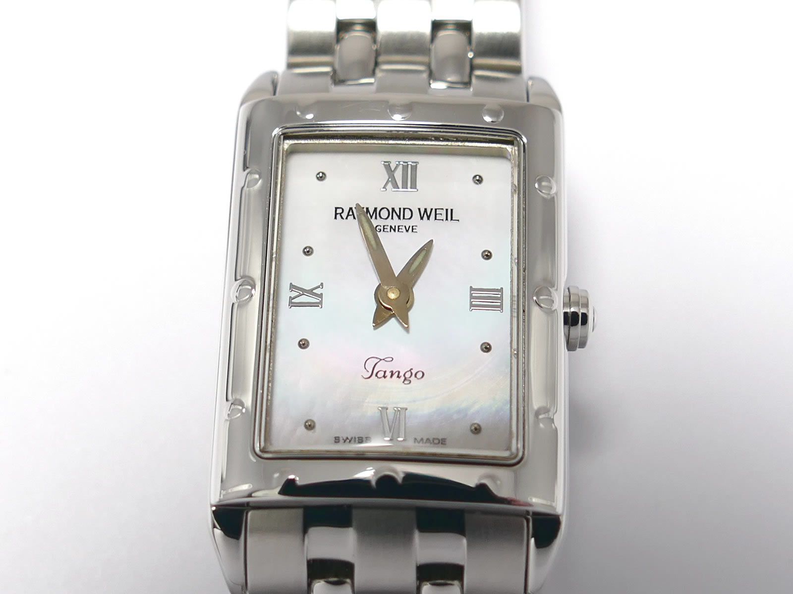 Raymond Weil Tango Iridescent Mother of Pearl Dial 5971-ST-00915 Roman Numerals