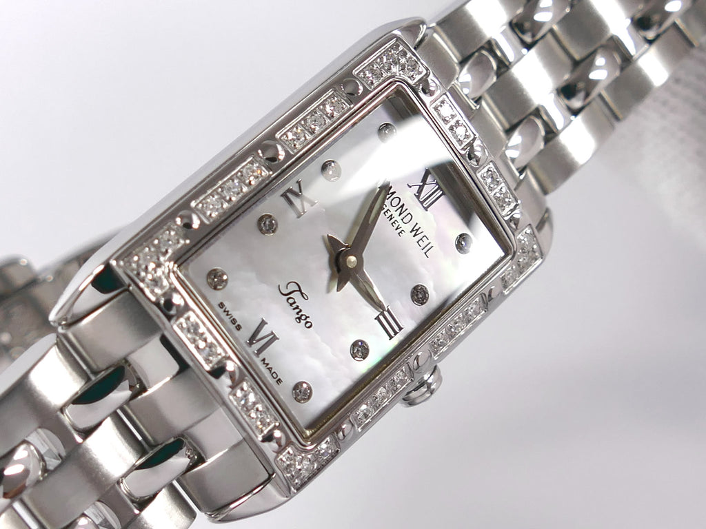Raymond Weil Tango Iridescent Mother of Pearl with Roman Numerals 5971