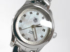 TAG Heuer Link Iridescent White Mother of Pearl Dial with Diamond hour markers WJF1317