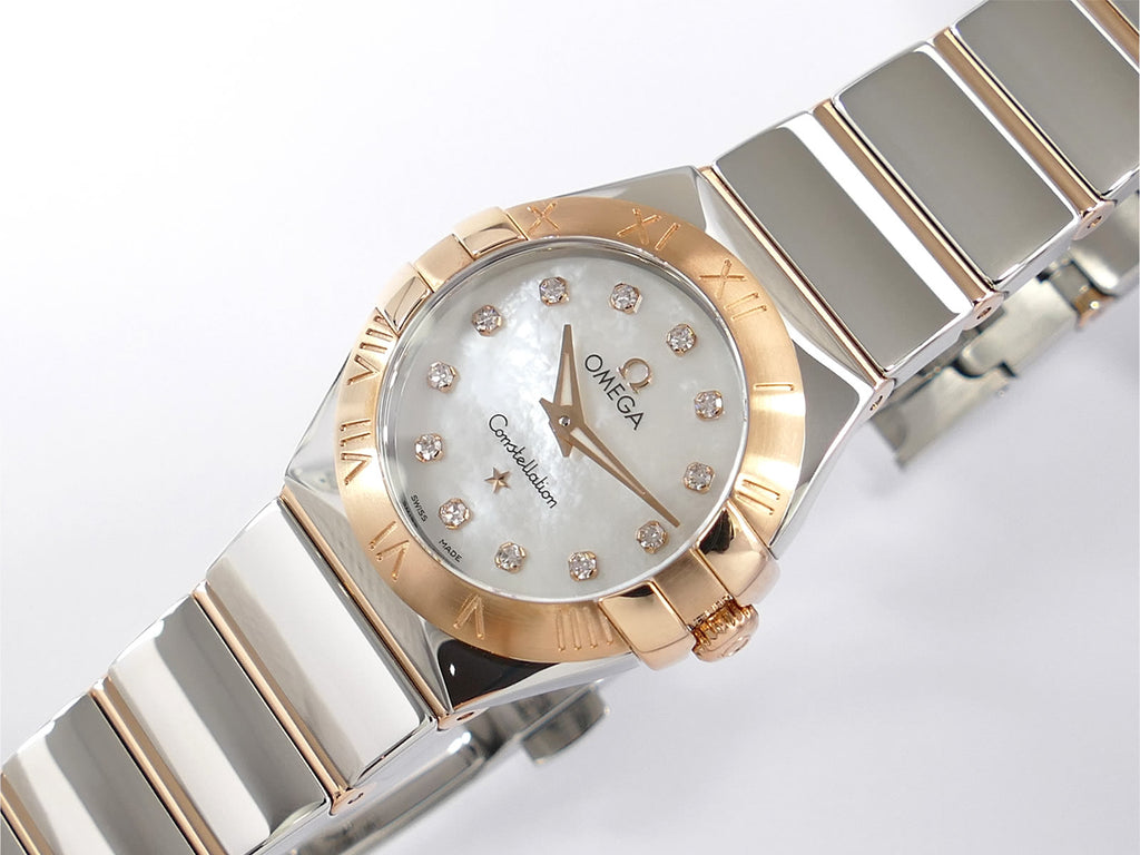 Omega Constellation Iridescent Mother of Pearl dial 12320246055003