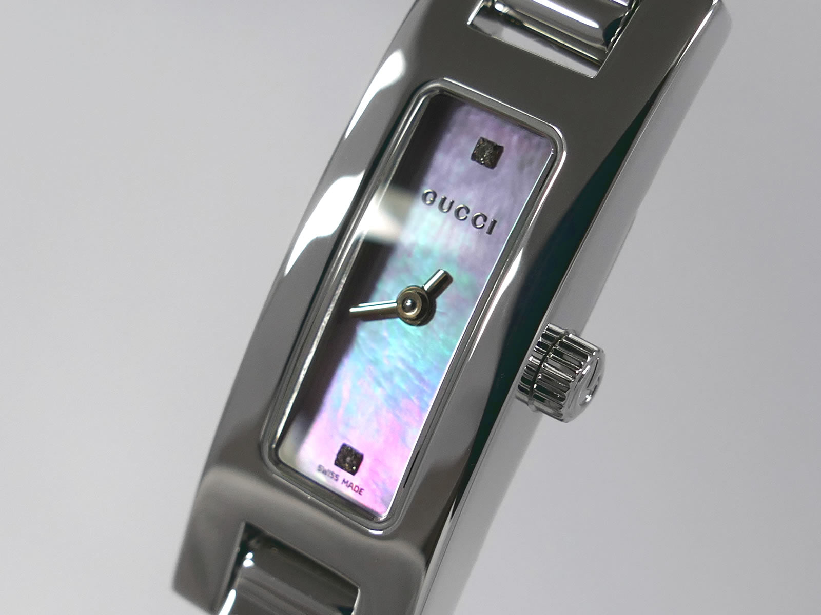 Gucci 3900L Pink Iridescent Mother of Pearl Dial