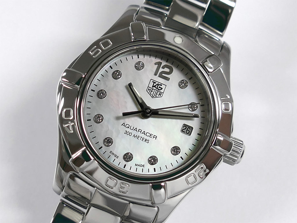 TAG Heuer Aquaracer Iridescent Mother of Pearl WAF1415
