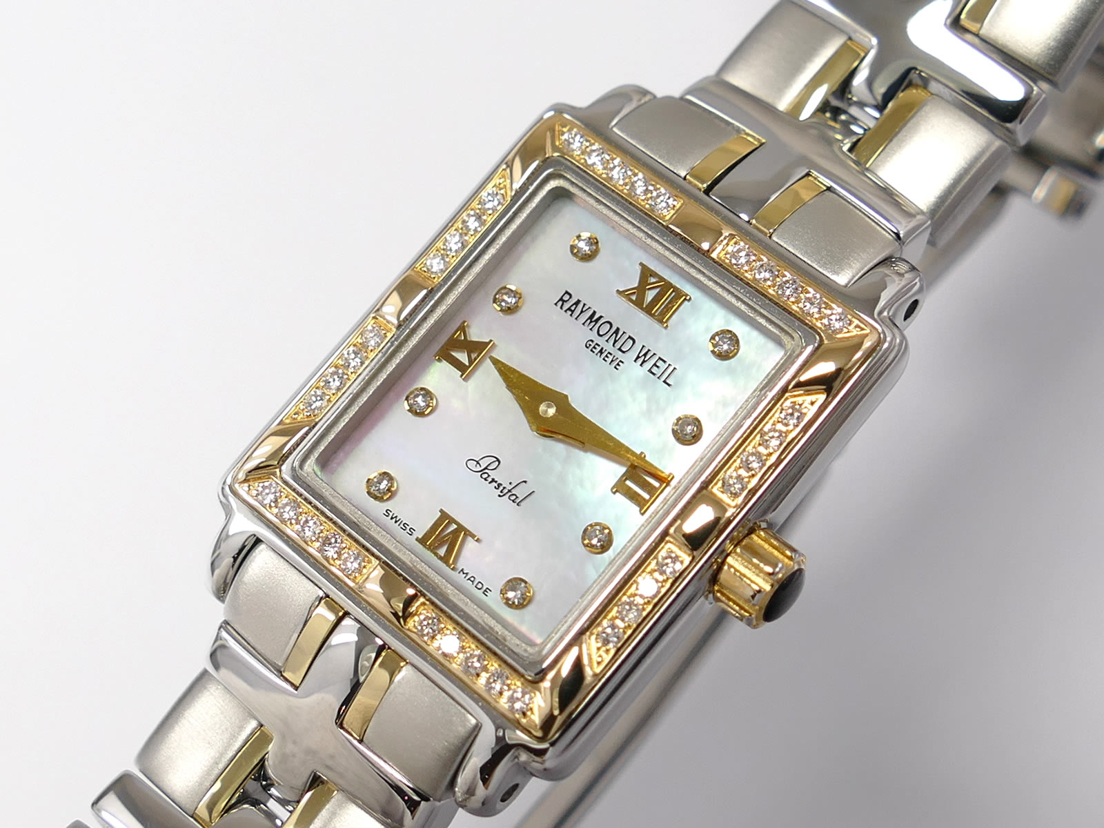 Raymond Weil Parsifal Mother of Pearl with 18k Gold Diamonds
