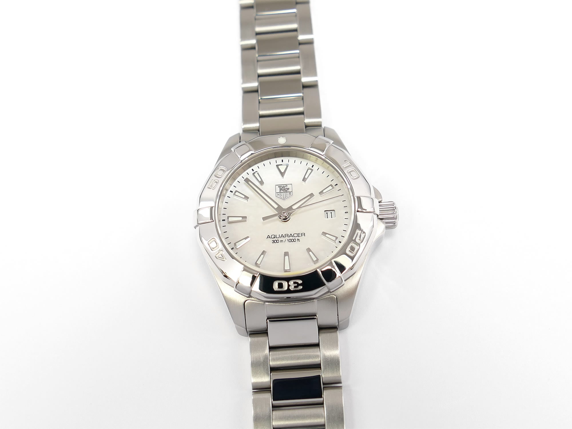 TAG Heuer Aquaracer WAY1412 White Mother of Pearl 